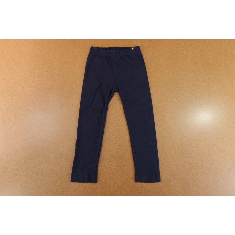 Baby Gap Toddler Girls Size 4 Navy Blue Pull On Full Length Leggings NWT